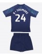 Billige Leicester City Boubakary Soumare #24 Bortedraktsett Barn 2025-26 Kortermet (+ Korte bukser)